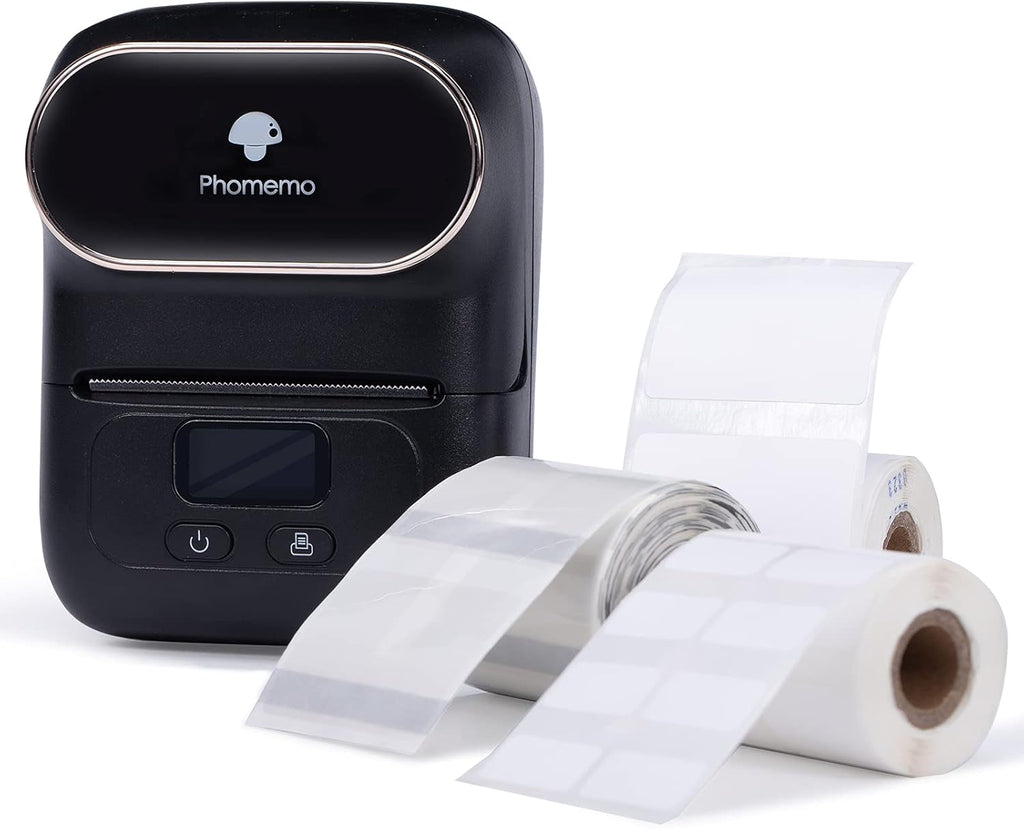 Pink Bluetooth Label Maker with 3 Rolls Labels S50231