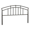 King Metal Spindle Headboard in Antique Brown R981834
