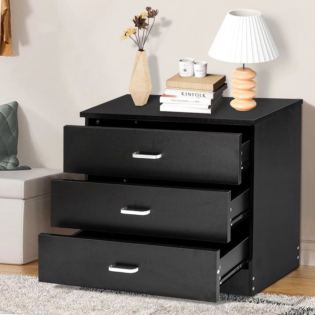 Black 4 Drawer Dresser X13646