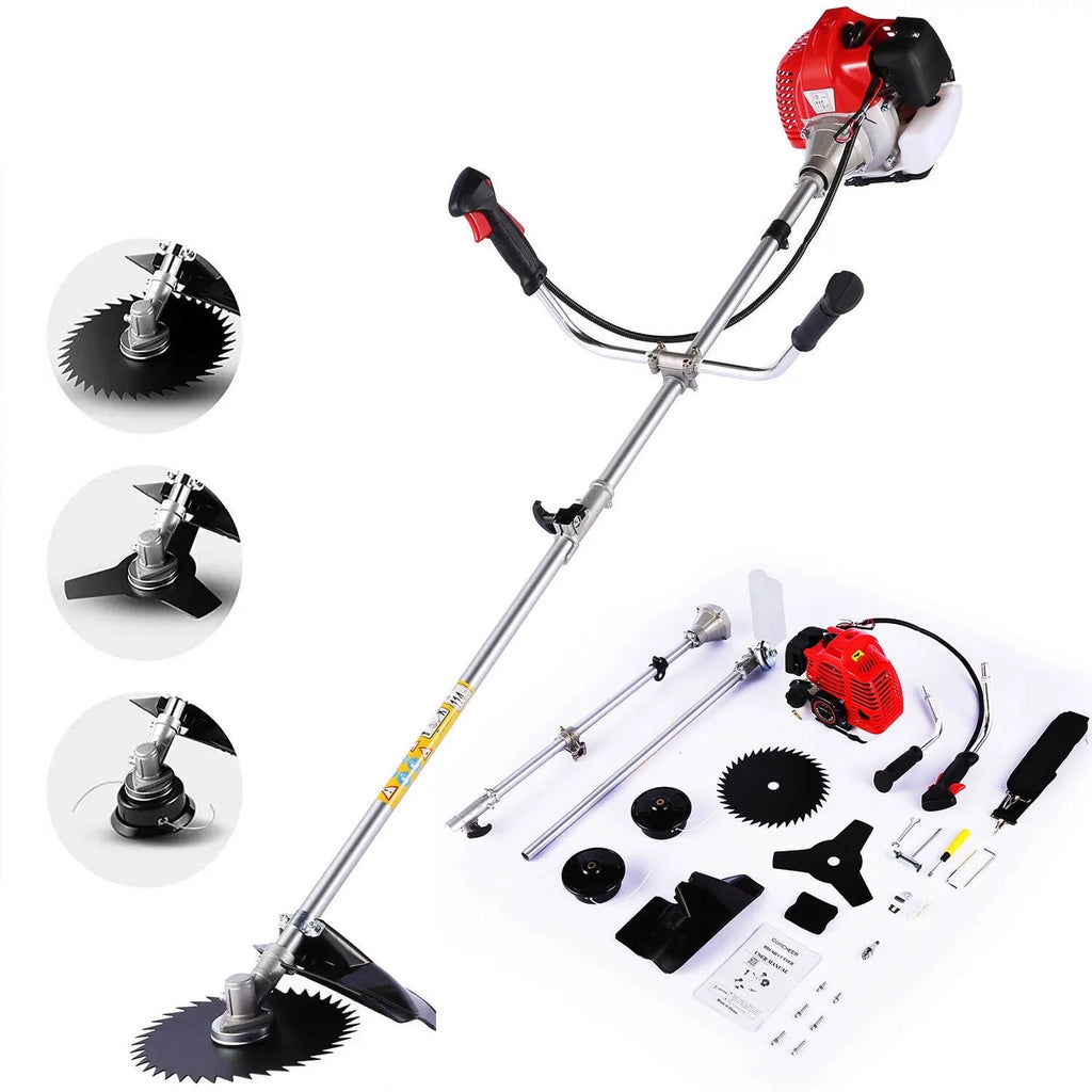 58cc Gas Powered 4-in-1 String Trimmer with 4 Detachable Head K498