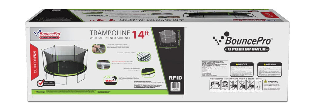 14ft Trampoline with Enclosure M99520