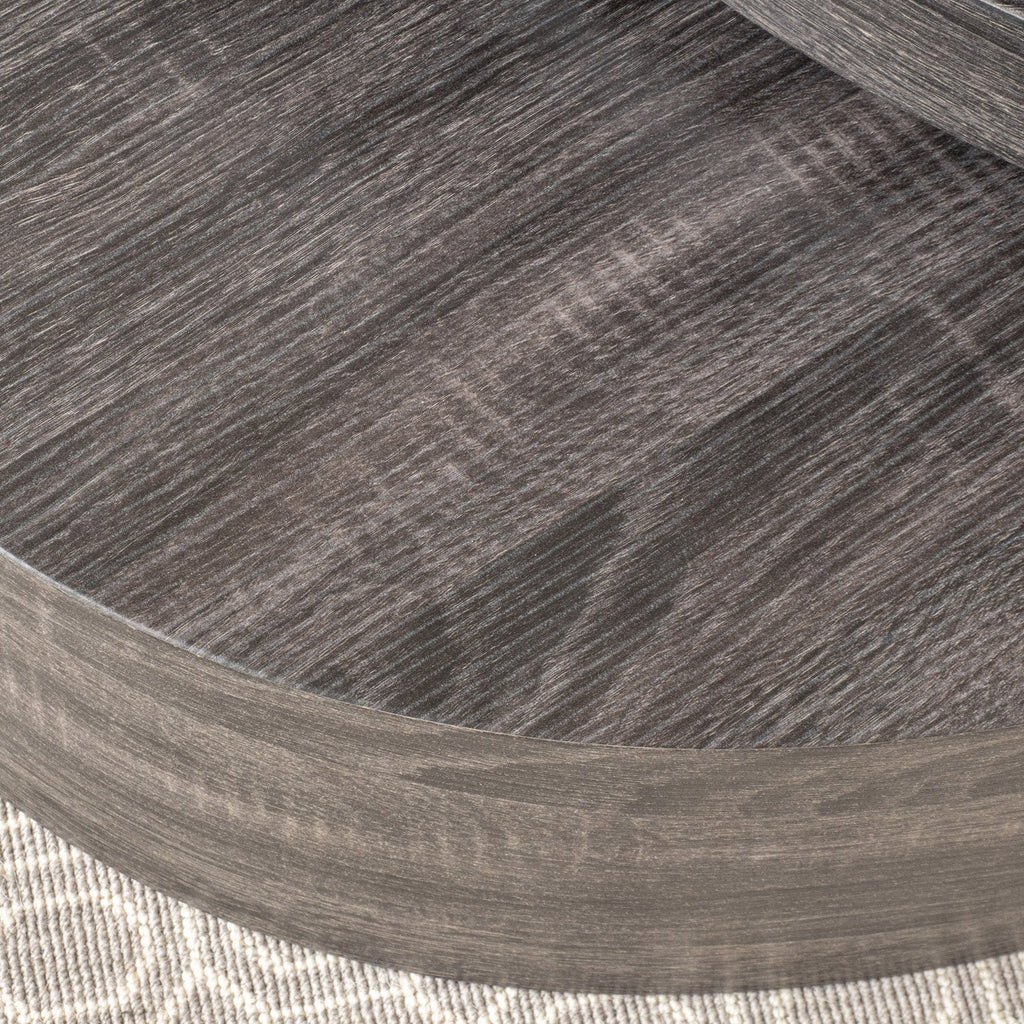 Oval Rotating Wood Coffee Table C88580