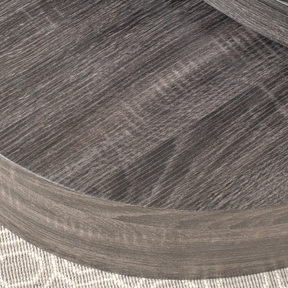 Oval Rotating Wood Coffee Table C88580