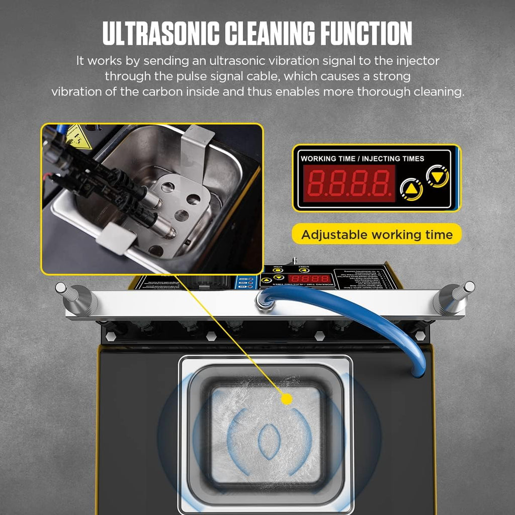110V/220V Fuel Injector Cleaner & Tester T989