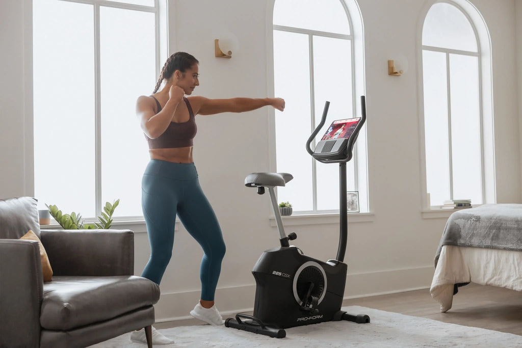 Recumbent Exercise Bike with Display and Tablet Holder F5524