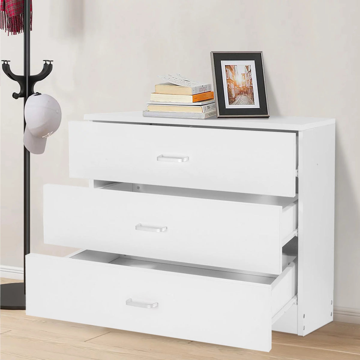 Black 4 Drawer Dresser X13646