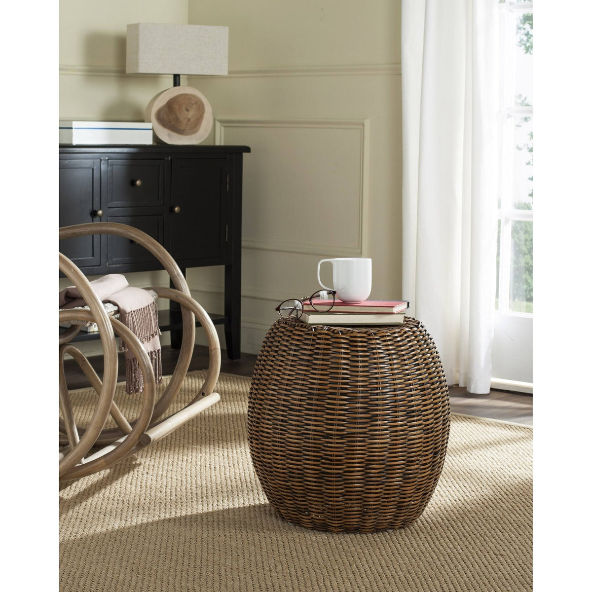 Brown & Multi End Table T766