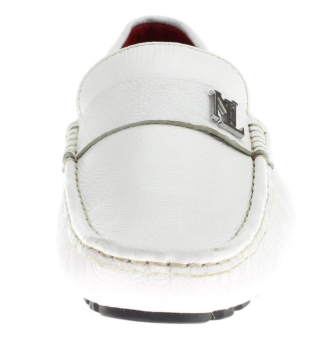 White Leather Comfort Shoes E6012