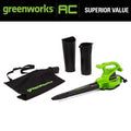 12 Amp 375 CFM Corded Electric Leaf Blower/Mulcher/Vacuum Z893
