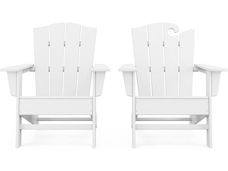 2-Piece Adirondack Chair Set in Pacific Blue M636