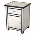 1 Drawer 1 Door Black Accent Cabinet J659159