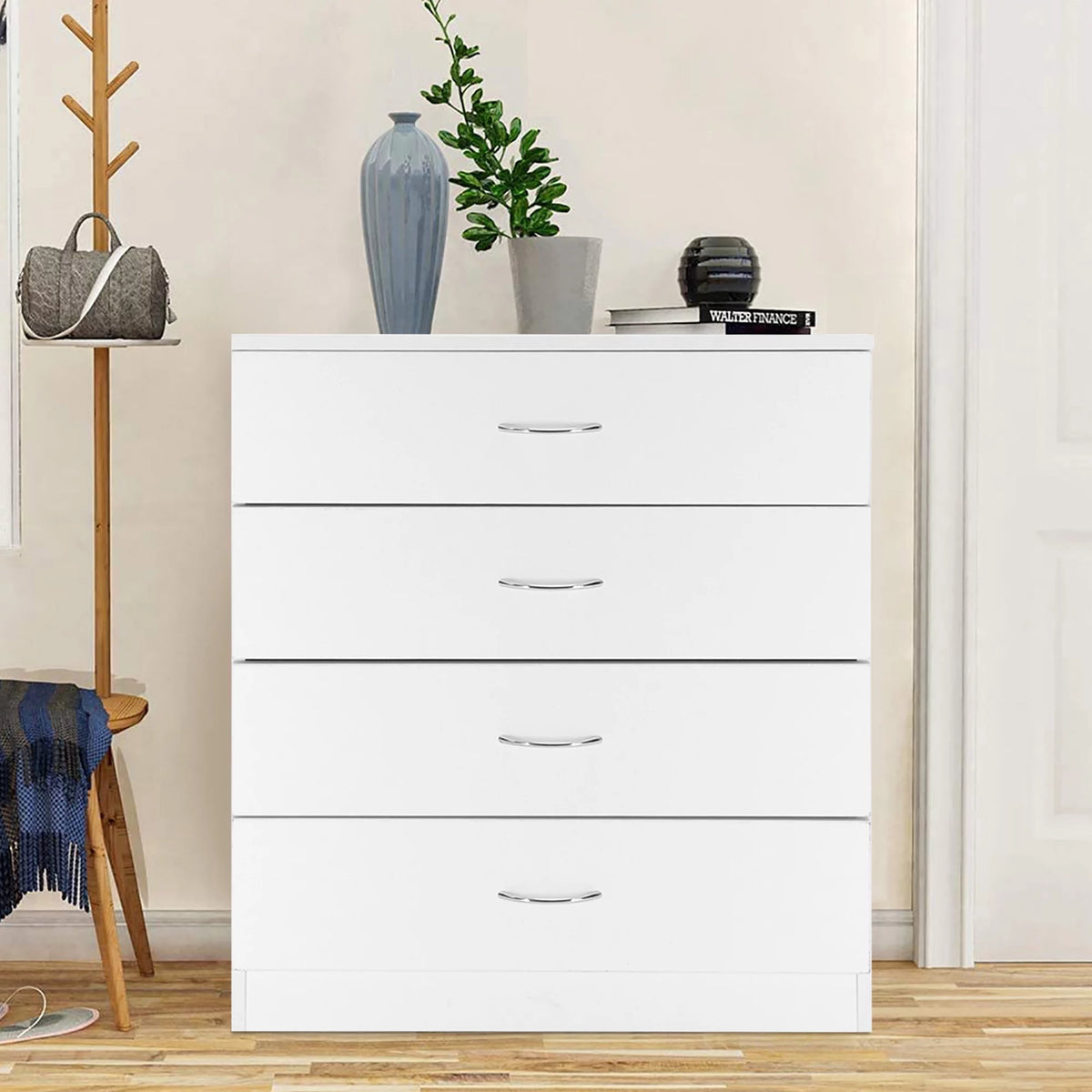 Black 4 Drawer Dresser X13646