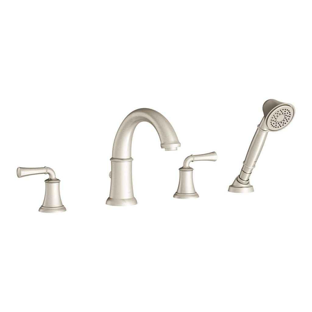 Brushed Nickel Roman Tub Filler with Personal Shower K253