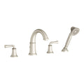 Brushed Nickel Roman Tub Filler with Personal Shower K253