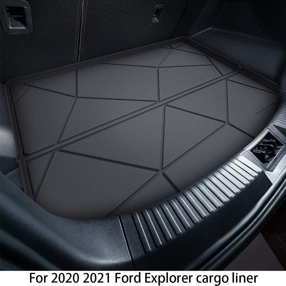 Black Pack of 2 Heavy Duty Rubber Cargo Liner E649318
