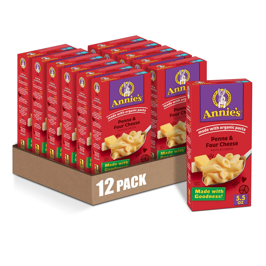 Four Cheese Penne Macaroni and Cheese Dinner with Organic Pasta, 5.5 OZ B801058