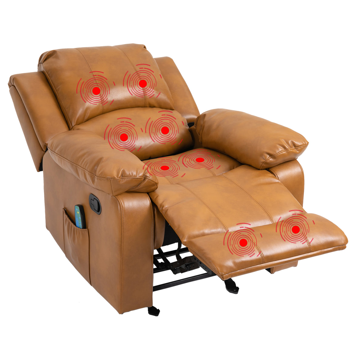 Faux Leather Power Lift Recliner Chair with Remote Control R571989
