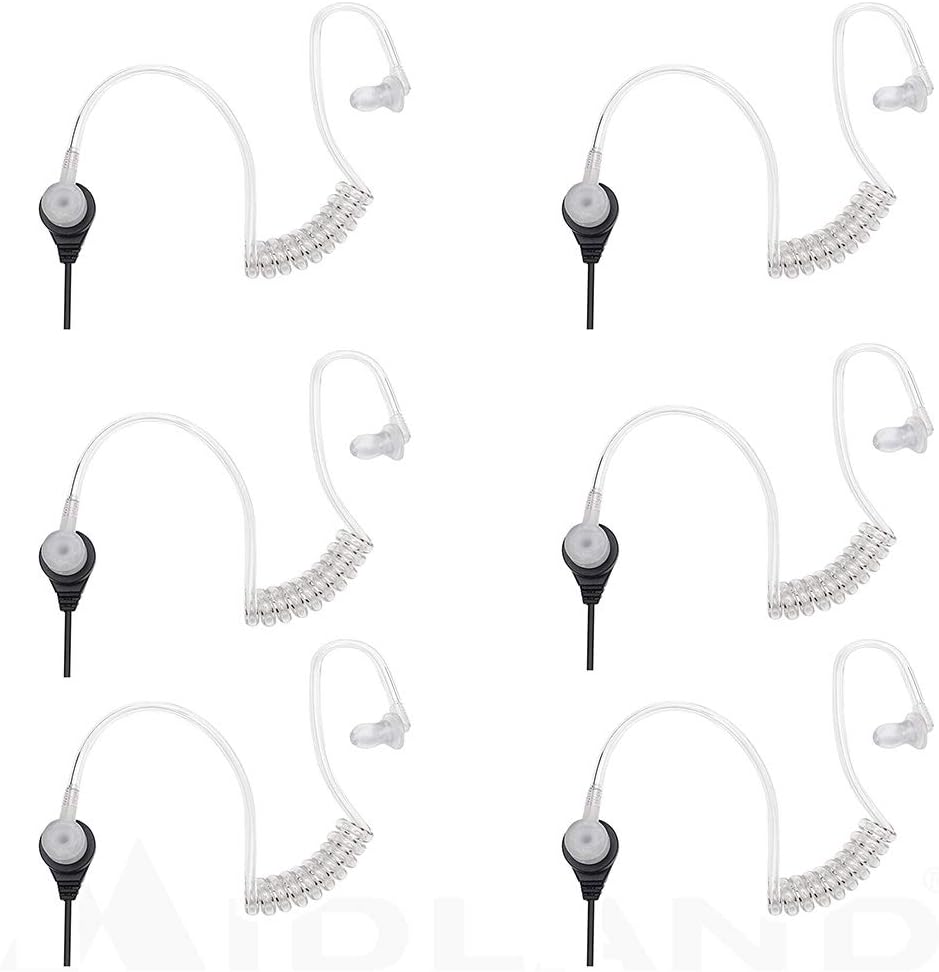 Transparent Security Headsets with PTT/VOX (4-Pack) U831721