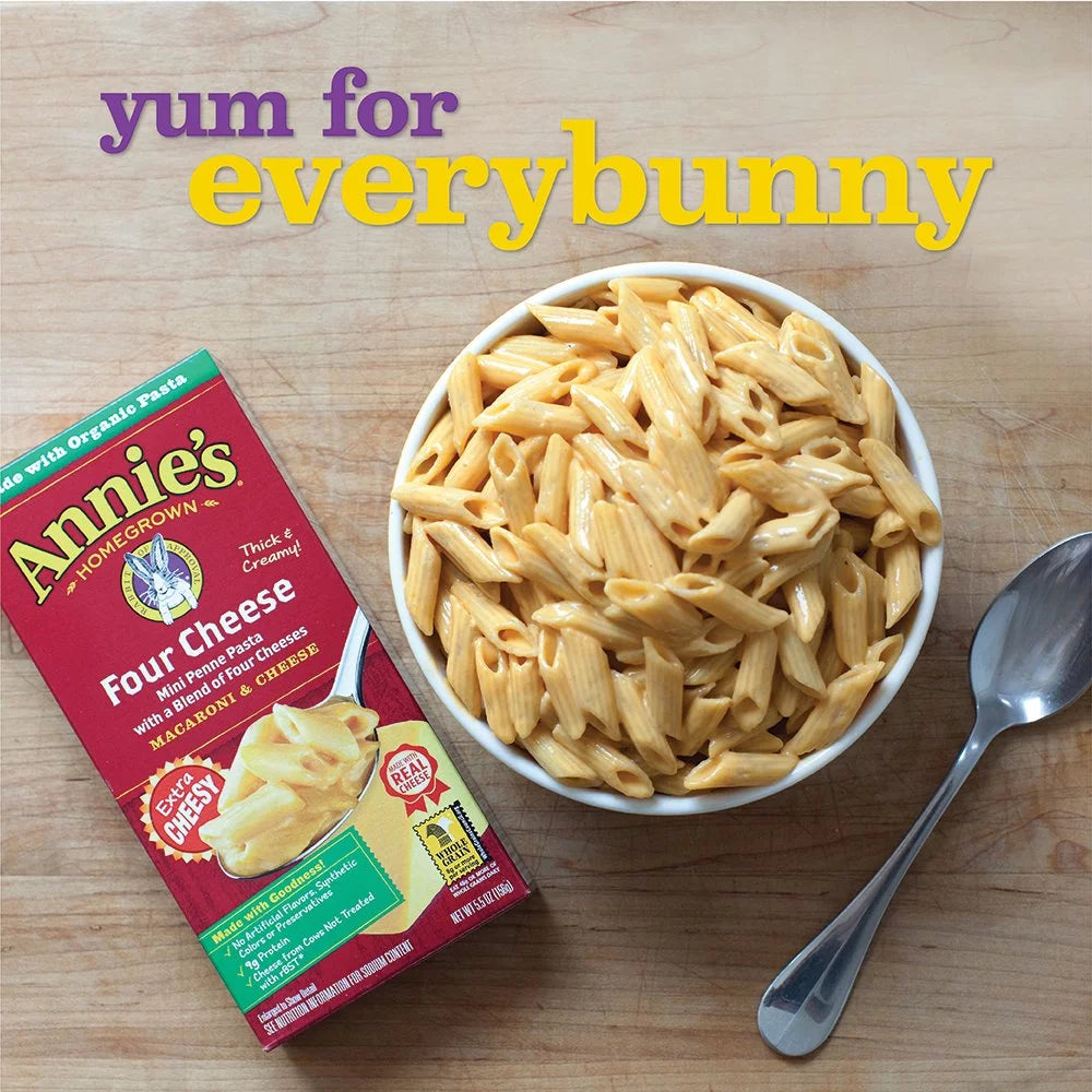 Four Cheese Penne Macaroni and Cheese Dinner with Organic Pasta, 5.5 OZ B801058