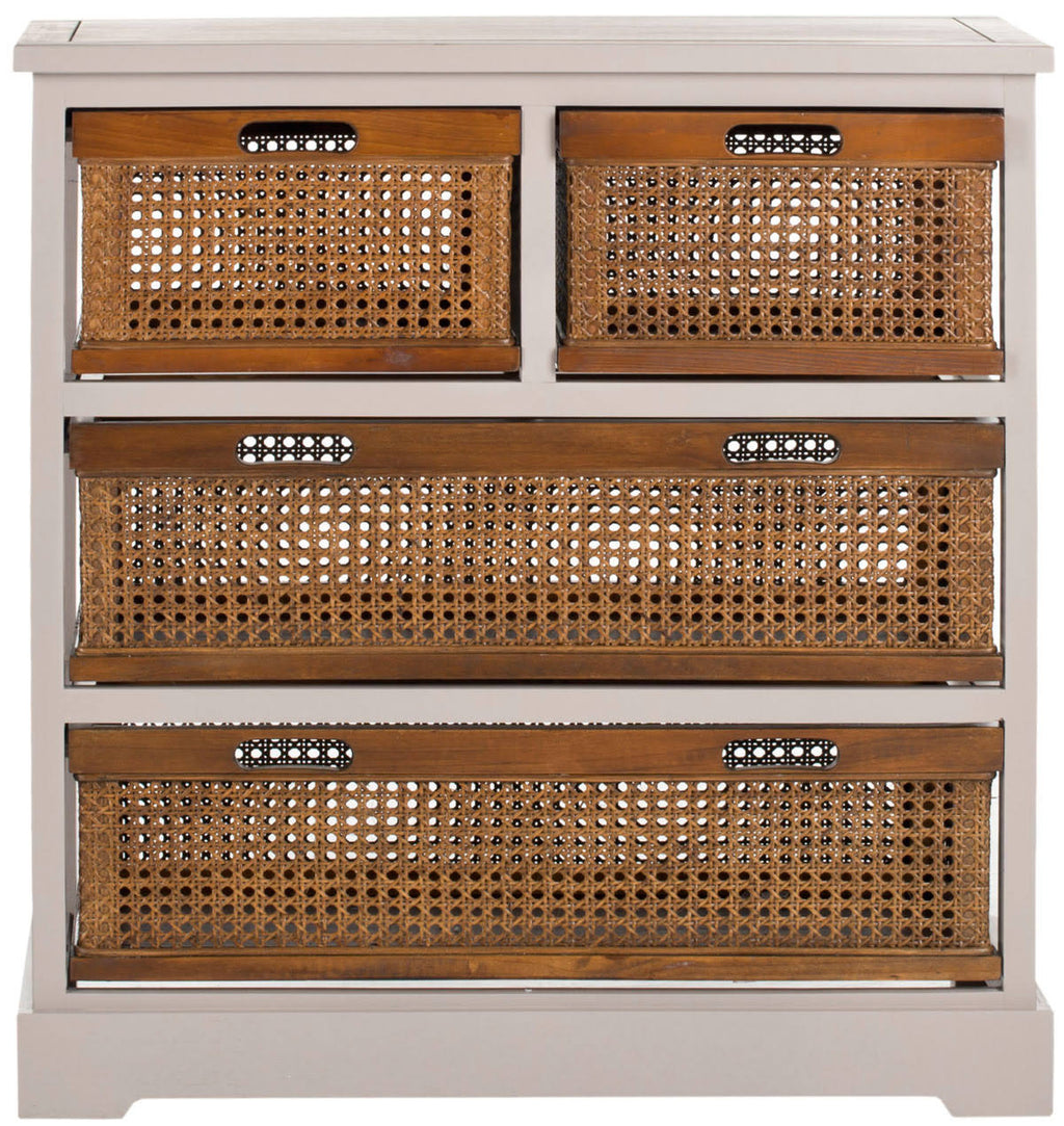 4 Drawer Storage Unit Grey N664