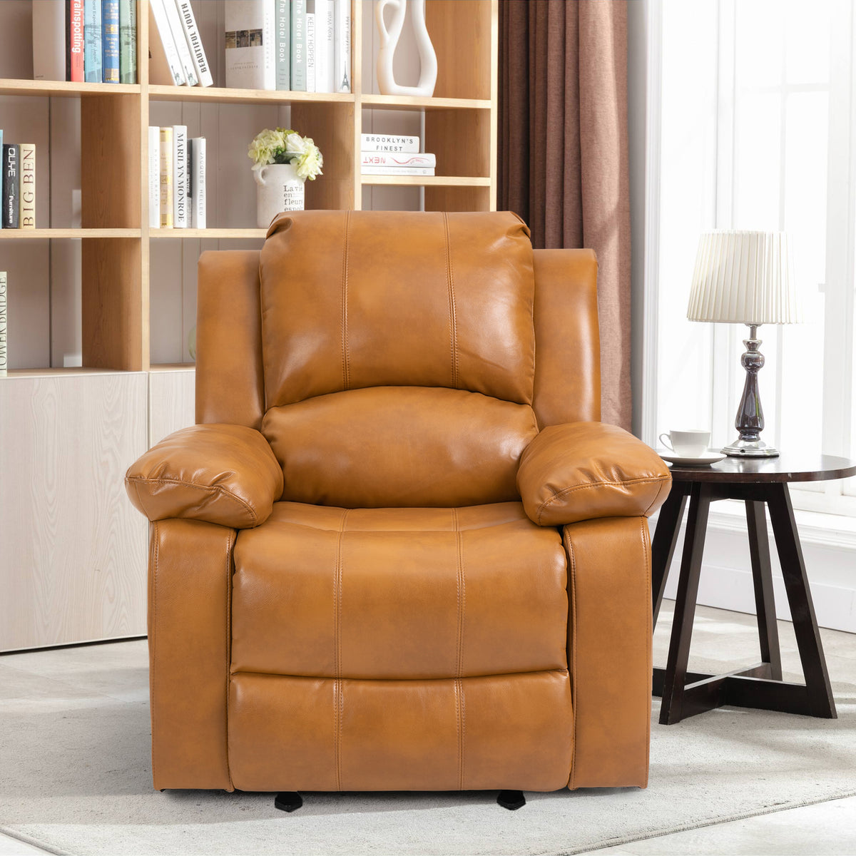 Faux Leather Power Lift Recliner Chair with Remote Control R571989